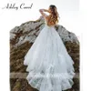 Ashley Carol Abito da sposa sexy per le donne 2024 Appliques Tulle Backl Manica Lg Boho Abito da sposa Abiti da sposa q4Sv #