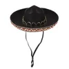 Köpek giyim evcil hayvan şapkası Meksika şapkaları mini sombrero parti zanaat minyatür dekorasyonlar şık için hissedilen