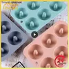 Stampi da cottura stampo di ciambelle in silicone per 6 ciambelle per la lavastoviglie antiaderente resistente al calore e cucina a microonde
