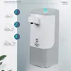 Dispenser di sapone liquido 600ml Sensore automatico Dispenser manuale in schiuma Pompa Smart Touchless Rondella per bagno Cucina