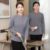 autumn New Housekee Property Cleaning Service Uniform Lg Sleeve Hotel Guest Room Hospital Cleaning Aunt Work Clothes A1kP#