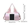 Storage Bags Portable Women's Shoulder Bag Outdoor Travel Large Capacity Cosmetic Toiletries Organizer Yoga Fitness Training