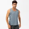 Al-168 Designer Men Tank Shirts Yoga Kort ärm High Street Loos