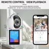 Caméra WiFi ICSEE 2K 4MP Écran 2,4 pouces Réponse aux appels vidéo AI Détection Audio bidirectionnel Vision nocturne couleur Moniteur bébé intérieur 2MP 240326