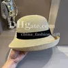 Danies Bucket Hat Designer słomy kapelusz elegancki kapelusz na bow