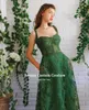 Booma Green Sweetheart Alenc Lace Prom Dres Vintage Ribb STAPS A-LINE SOIRGE DES ROBES FORMALES OUVERTURS T7FF #