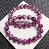 Link Bracelets 10MM Natural Purple Emerald Quartz Bracelet Women Charms Yoga Meditation Amulet Strand Bangles Vintage Jewelry Gift 1pcs