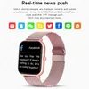 Horloges 2024 Nieuwe Smart Horloge Dames Bluetooth Call Horloge Fitness Tracker Waterdicht Sport Smart Klok Mode Dames Heren Smartwatch Vrouw 24329