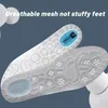 1 par de palmilhas esportivas premium para sapatos, macio, respirável, amortecimento, ideal para homens e mulheres, almofadas para cuidados com os pés 240321