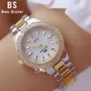 2019 Ladies Wrist Watches Dress Gold Watch 여성 Crystal Diamond Watches 스테인레스 스틸 실버 시계 여성 Montre Femme 2018 Ly19189t