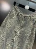 Damenhosen PREPOMP 2024 Frühling Ankunft Vintage Sexy Leopard Denim Frauen Lange Jeans GP211