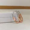 Nuovo braccialetto in argento di tendenza per donna Moda di lusso V Orecchini in oro Gioielli Coppia braccialetti Regalo per festa di compleanno per donna