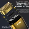 Electric Shavers Kemei TX10 New Electric Shaver with LED Display Screen Rechargeable Hair Beard Razor Bald Head Shaving for Men 240329