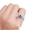 Band Rings Selling 925 Sier Mix Size Mood Ring Changes Color To Your Temperature Reveal Inner Emotion Finger Jewelry Bk Drop Delivery Dhjt7