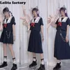 Japonês Bad Girls JK Uniforme Básico Saia Plissada Excelentes Estudantes Super-lg College Dres NAVY Sailor suit p4IR #