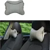 1 PCS CAR NECK PILLOWS PU 가죽 헤드 지원 보호자 검은/빨간색 유니버설 헤드 레스트 등받이 쿠션 모든 차량에 적합합니다.