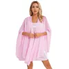 Womens Doorzichtige Chiff Wraps Sjaal Avond Bruiloft Bruids Cape Overlay Outdoor Beachwear Cover Ups voor Dr Accories A3XQ #