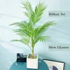 125 cm 13 koppen grote kunstmatige palmboom tropische planten nep palmbladeren plastic monstera tak voor thuis bruiloft decor 240323