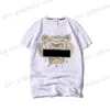 onitsukas tigre Magliette Teste di tigre per uomo Streetwear T-shirt da uomo Modelli estivi Ricamo con lettere T-shirt stili hiphop 793