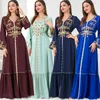 Ethnic Clothing Jellaba Hijab Lady Dress Muslim Long Retro Loose Vintage with Zipper Turkey Maxi Party Islam Robe in Ramadan