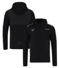 Formel 1 Racing Uniform Hooded Sweater F1 Team Uniform Leisure Sports Coat under 2024 säsong