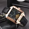 Orologio da donna da uomo Orologi da serbatoio quadrati Orologi con diamanti di design Macchinari automatici Movimento Bracciale in acciaio inossidabile Vetro zaffiro Orologi da polso impermeabili # 2345