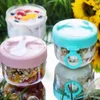 Storage Bottles Overnight Oats Container Jars With Lid For Milk And Cereal To Go Oatmeal Containers Yogurt Cup Pickle