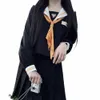 Mitte Student Japanische Schule JK Uniform Graduati Faltenrock Koreanische Mädchen Cheerleading Matrosenanzüge Kostüm Cosplay 59ZJ #