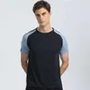 Lu Align Running LU Hombres Camisetas para hombres Camisetas Entrenamiento Secado rápido 2024 Verano Manga corta Baloncesto Top Deporte Gimnasio Fitness Camiseta al aire libre W Lemon Sports 2024