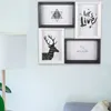 Cornici Po Frame Combinazione di 4 pezzi Tavolo portafoto da tavolo siamese semplice per uno stile chic