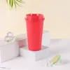 Mugs 470ml Matte Finish Reusable Mug Plastic Travel Coffee Cup Household Drinkware Kitchen Products