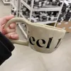 Tasses à café de style coréen, tasse à eau en céramique, thé fait à la main, « cadeau » pour les amis