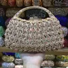 Evening Bags XIYUAN Grey/Red Color Rhinestone Clutch Purse Top Handle Women Party Stones Clutches Small Handbags