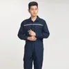 reflective Welding Suit Work Clothing Durable Sailor Working Overalls Jumpsuit Mechanical Auto Repair Workshop Porter Coveralls P4Z7#