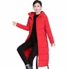 женское зимнее пальто парка Lg стеганая куртка теплая бесплатная доставка оптовая продажа плюс размер корейский Fi Slim Fit куртка новый j7sq #