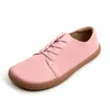 Casual Shoes Tonglepao Sprinng Autumn äkta barfota sneaker för kvinnor platt mjuk tunn ut ensam noll droppe bred tåbox