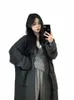 coreano Lg donna cardigan soffice Lg maniche allentate dolce maglione cappotto autunno confortevole femminile di lana lavorato a maglia midi-abbigliamento B0OQ #