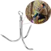 New Flying Steel Rock Climbing Claw Outdoor Hook Clasp Grappling Tackle Survival Mountaineering