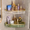 Decorative Figurines XK Wall-Mounted Toilet Rack Punch-Free Bathroom Shelf Washstand