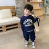 Ragazzi Maglione Completo Abbigliamento autunnale per bambini Bambino Primavera e autunno Sport Autunno Ragazzo Piccoli vestiti 240326