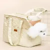 Cat Carriers Oxford Dog Outdoor Travel Carry Bag One Shoulder Crossbody Large Space Breathable Handheld Puppy Go Out Handbag