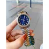 Laojia Log Fully Automatic Mechanical Men's and Women's Classic Blue Water Diamond Precision Steel Watch