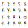 22colors childhood rugrats silicone straw toppers accessories cover charms Reusable Splash Proof drinking dust plug decorative 8mm/10mm straw party