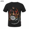 2024 Designer T-shirts Strass Schedel Mannen Hip Hop Streetwear Tee Shirt PLEIN BEER Homme Tshirt Casual Top Tees Klassieke Hoge kwaliteit P7803