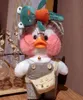 30cm Kawaii Plushie LaLafanfan Cafe Ördek Oyuncakları Dolgulu Hayvan Duck Peluş Peluş Hediyeler Kız Çocukları için Doğum Günü Noel Bugünkü 1864155