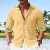 Men's Casual Shirts Shirt Pattern Trendy And Fashionable 3D Printing Outdoor Street Long Sleeved Oversized Button Printed Clothing