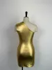 one Shoulder Sleevel Sexy Bodyc Birthday Party Dr for Women 2023 Summer Metallic Shiny Night Clubwear Mini Pencil Dr e9us#