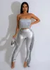 Женские брюки-двойки EINYOO Y2k Pieces, платья с кисточками для женщин, укороченные топы с сексуальными вечерними танцевальными комбинезонами, комплекты одежды Zevity