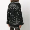 wqjgr högkvalitativ jacquard cardigan tröja kvinnor ull cmere kniited tofs lossa full ärm fi höst vinter c9ks#