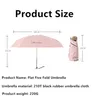 UV resistant mini sunshade umbrella Light Mini Umbrella 5 Folding Compact Pocket Umbrella for Travel